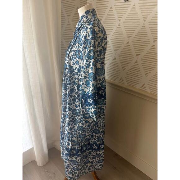 Cyclamen Women’s XL Blue Marigold Midi Dress - Picture 3 of 7